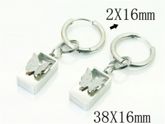 HY Wholesale Earrings 316L Stainless Steel Earrings-HY80E0639MLA