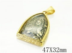 HY Wholesale Pendant 316L Stainless Steel Jewelry Pendant-HY22P1062IHL