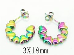 HY Wholesale Earrings 316L Stainless Steel Earrings-HY70E1136LQ