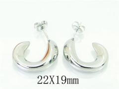 HY Wholesale Earrings 316L Stainless Steel Earrings-HY05E2055PL