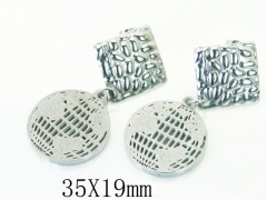 HY Wholesale Earrings 316L Stainless Steel Earrings-HY91E0450MQ