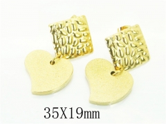 HY Wholesale Earrings 316L Stainless Steel Earrings-HY91E0464ND