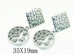 HY Wholesale Earrings 316L Stainless Steel Earrings-HY91E0453MY
