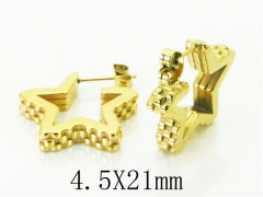 HY Wholesale Earrings 316L Stainless Steel Earrings-HY80E0596ML