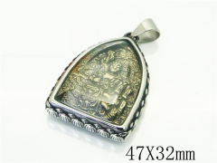 HY Wholesale Pendant 316L Stainless Steel Jewelry Pendant-HY22P1055HPS