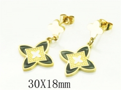 HY Wholesale Earrings 316L Stainless Steel Earrings-HY80E0625ML