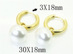 HY Wholesale Earrings 316L Stainless Steel Earrings-HY32E0319HHL