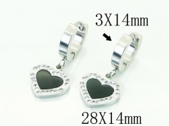 HY Wholesale Earrings 316L Stainless Steel Earrings-HY80E0648ME