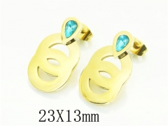 HY Wholesale Earrings 316L Stainless Steel Earrings-HY80E0632LW