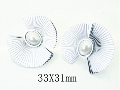 HY Wholesale Earrings 316L Stainless Steel Earrings-HY32E0324HKL