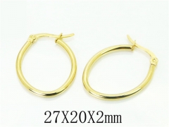 HY Wholesale Earrings 316L Stainless Steel Earrings-HY21E0144HM