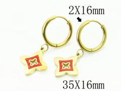 HY Wholesale Earrings 316L Stainless Steel Earrings-HY80E0645MLZ