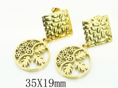 HY Wholesale Earrings 316L Stainless Steel Earrings-HY91E0469NV