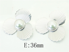 HY Wholesale Earrings 316L Stainless Steel Earrings-HY32E0326H4L