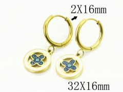 HY Wholesale Earrings 316L Stainless Steel Earrings-HY80E0641MLR