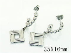 HY Wholesale Earrings 316L Stainless Steel Earrings-HY70E1154KL