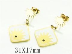 HY Wholesale Earrings 316L Stainless Steel Earrings-HY80E0630M5