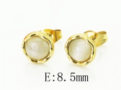 HY Wholesale Earrings 316L Stainless Steel Earrings-HY12E0303JE