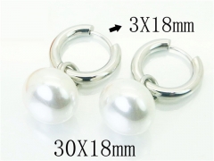 HY Wholesale Earrings 316L Stainless Steel Earrings-HY32E0318H1L