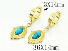 HY Wholesale Earrings 316L Stainless Steel Earrings-HY32E0303NL