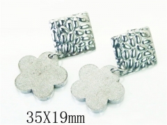 HY Wholesale Earrings 316L Stainless Steel Earrings-HY91E0448MV