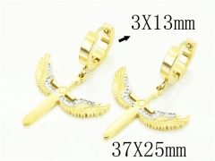 HY Wholesale Earrings 316L Stainless Steel Earrings-HY32E0297OC
