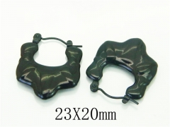 HY Wholesale Earrings 316L Stainless Steel Earrings-HY70E1117LC