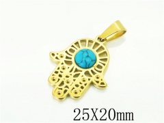 HY Wholesale Pendant 316L Stainless Steel Jewelry Pendant-HY12P1614JLD