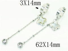 HY Wholesale Earrings 316L Stainless Steel Earrings-HY80E0633MZ