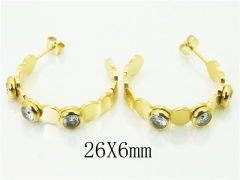 HY Wholesale Earrings 316L Stainless Steel Earrings-HY32E0330HJS