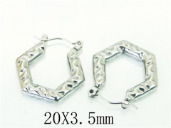 HY Wholesale Earrings 316L Stainless Steel Earrings-HY70E1109KR