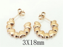 HY Wholesale Earrings 316L Stainless Steel Earrings-HY70E1138LR