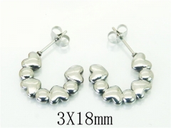 HY Wholesale Earrings 316L Stainless Steel Earrings-HY70E1134KT