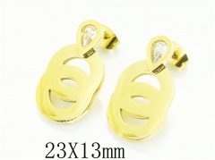 HY Wholesale Earrings 316L Stainless Steel Earrings-HY80E0631LE