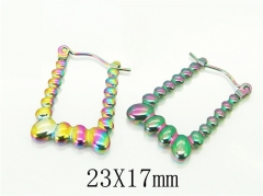 HY Wholesale Earrings 316L Stainless Steel Earrings-HY70E1091LX
