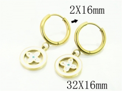 HY Wholesale Earrings 316L Stainless Steel Earrings-HY80E0642MLF