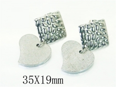 HY Wholesale Earrings 316L Stainless Steel Earrings-HY91E0447MC