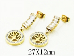 HY Wholesale Earrings 316L Stainless Steel Earrings-HY80E0608NL