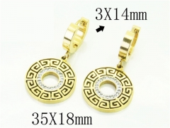 HY Wholesale Earrings 316L Stainless Steel Earrings-HY32E0347PC