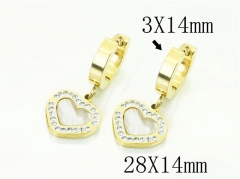 HY Wholesale Earrings 316L Stainless Steel Earrings-HY80E0650MLA