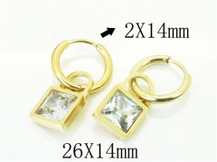 HY Wholesale Earrings 316L Stainless Steel Earrings-HY32E0315HHL