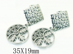 HY Wholesale Earrings 316L Stainless Steel Earrings-HY91E0452MU