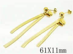 HY Wholesale Earrings 316L Stainless Steel Earrings-HY80E0614NZ