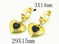 HY Wholesale Earrings 316L Stainless Steel Earrings-HY32E0305OW