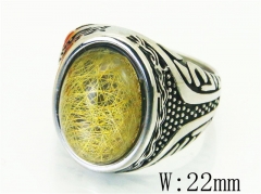 HY Wholesale Popular Rings Jewelry Stainless Steel 316L Rings-HY17R0541HIE