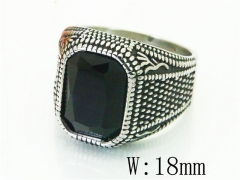 HY Wholesale Popular Rings Jewelry Stainless Steel 316L Rings-HY17R0649HIF
