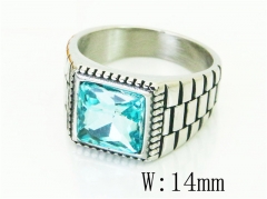 HY Wholesale Popular Rings Jewelry Stainless Steel 316L Rings-HY17R0678HIB
