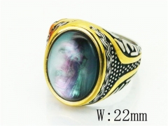 HY Wholesale Popular Rings Jewelry Stainless Steel 316L Rings-HY17R0401HJU