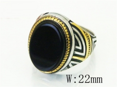 HY Wholesale Popular Rings Jewelry Stainless Steel 316L Rings-HY17R0395HJZ