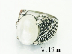 HY Wholesale Popular Rings Jewelry Stainless Steel 316L Rings-HY17R0524HIC